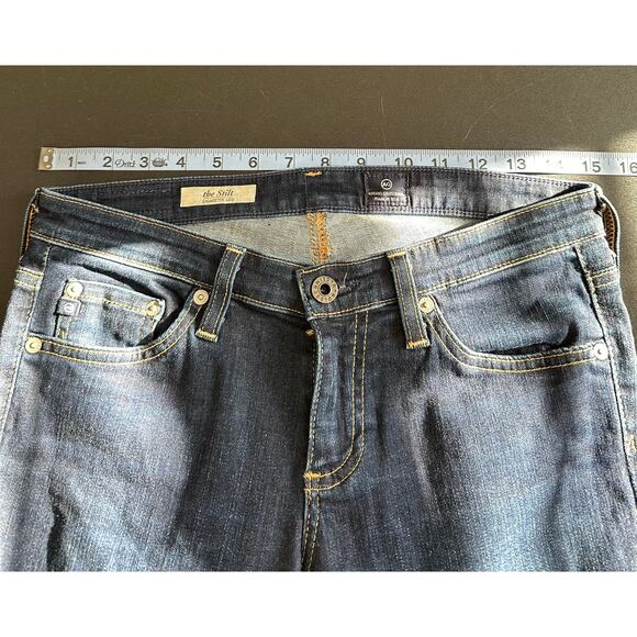 AG Adriano Goldschmied The Stilt Cigarette Leg Dark Wash Skinny Leg Jean Size 26 - Picture 9 of 12